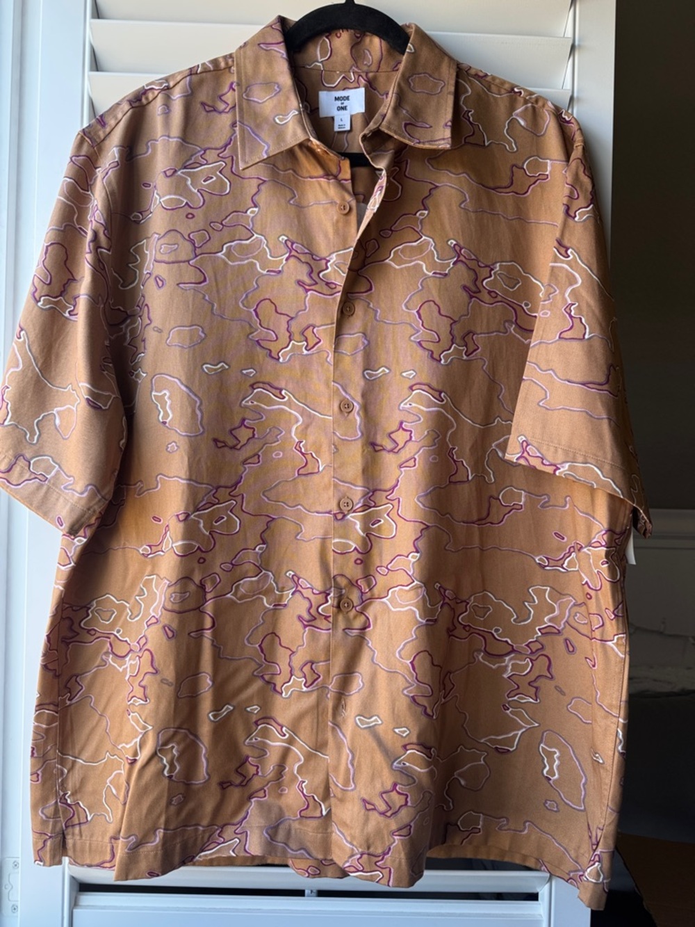 Mode of One Men’s Size Large Button Up Shirt NWT